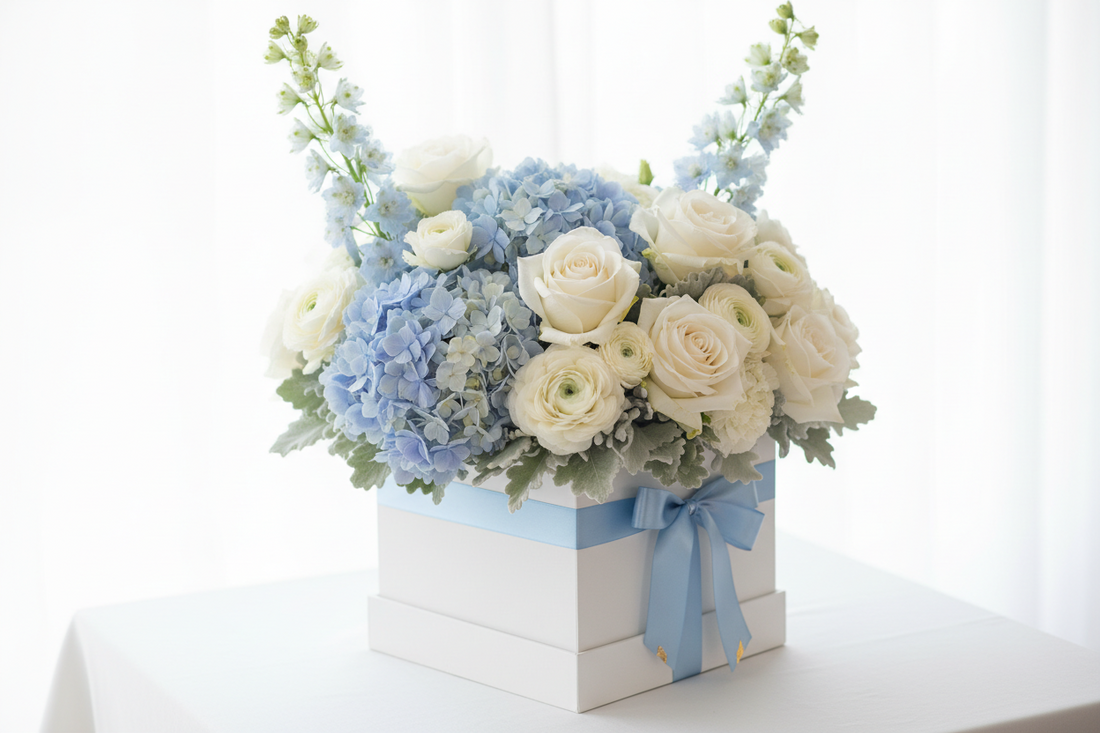 Luxury Flower Box για νεογέννητα