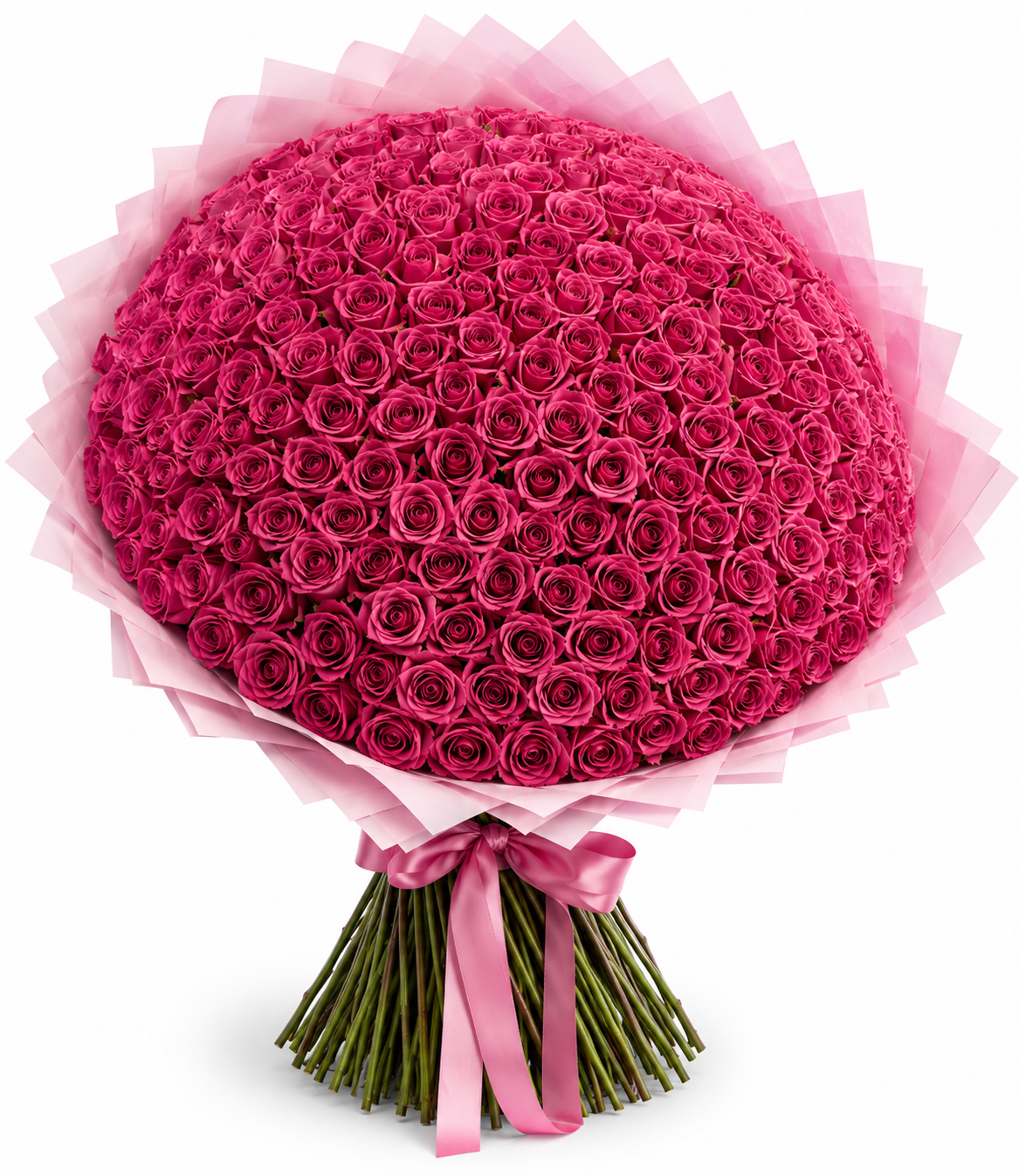 Bouquet of Fuchsia Roses