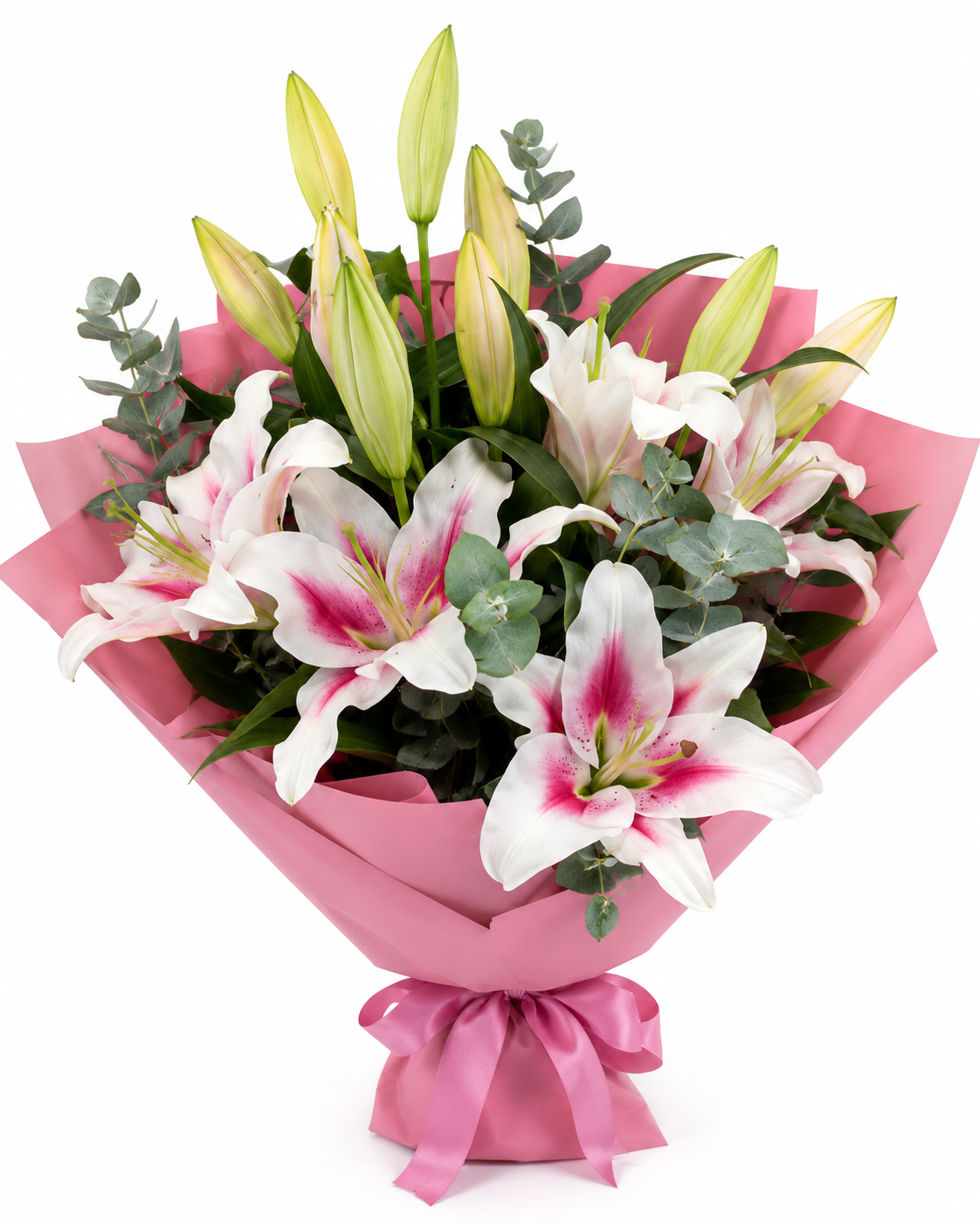 Pink Glow | Oriental Lily Bouquet